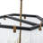 6-Light Clear Glass Shade Geometric Pendant