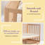 Lit de bébé convertible 6-en-1 HHB-1792000845