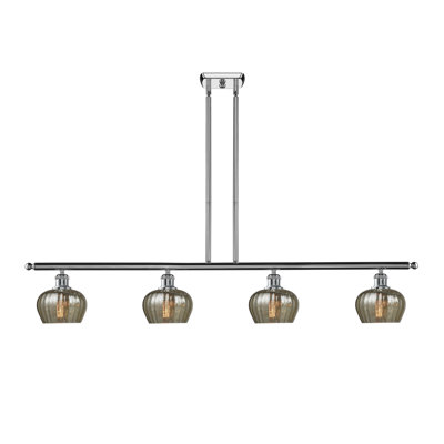 Luminaire suspendu pour îlot de cuisine 4 lumières Calton