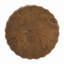 Table d'appoint intérieure MGO - Table de bout durable de style souche d'arbre pour patio, jardin, salon, hauteur 16,61 po