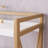 Leick Home Claudette Mixed Metal And Wood Bookshelf - Compact Storage Solution With Adjustable Shelf And Elegant Design