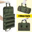 Sac à outils en toile imperméable à 6 poches - Organiseur à outils enroulable pour clés et outils à main - Résistante aux déchirures et à l'huile - Vert armé