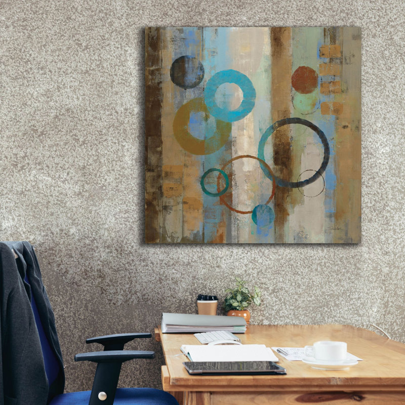 Toile épique «Bubble Graffiti 1» par Silvia Vassileva, art épique, 37 po x 37 po