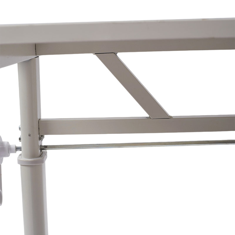 Adjustable Metal Base Computer Desk, 80cm W x 60cm D