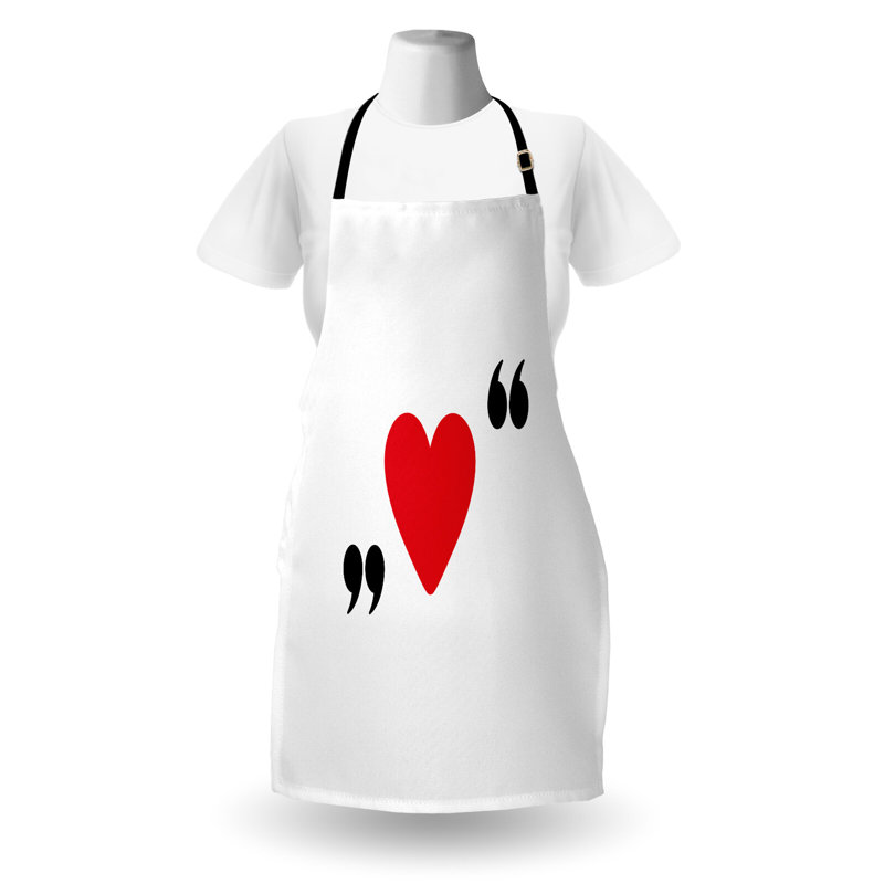 No Pattern Bib Apron