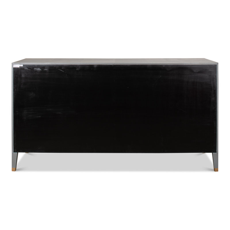 Shagreen 76'' W Sideboard, Storm Gray