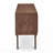 Contemporary Walnut Wood Media Cabinet / Solid Walnut