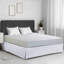 Jupe de lit de 16 po avec jupes de lit en microfibre brossée plissée-101377267-24825983