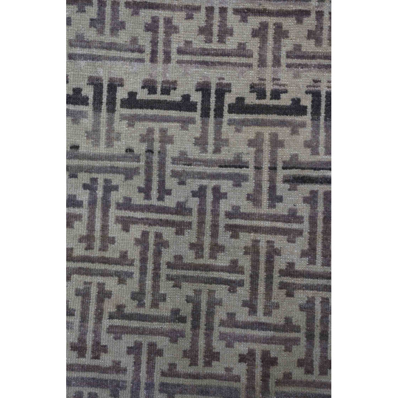 Tapis unique en laine 5 pi 11 po x 8 pi 8 po Silk Treasures