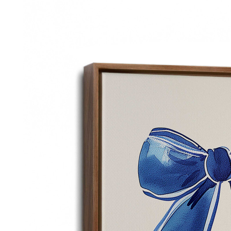 Impression sur toile Frosty Ribbons of Joy, H 18,75 po x l 12,75 po, Noyer
