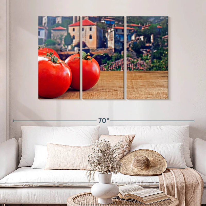 Yarlin Tuscan Tomatoes, 32" H x 50" W