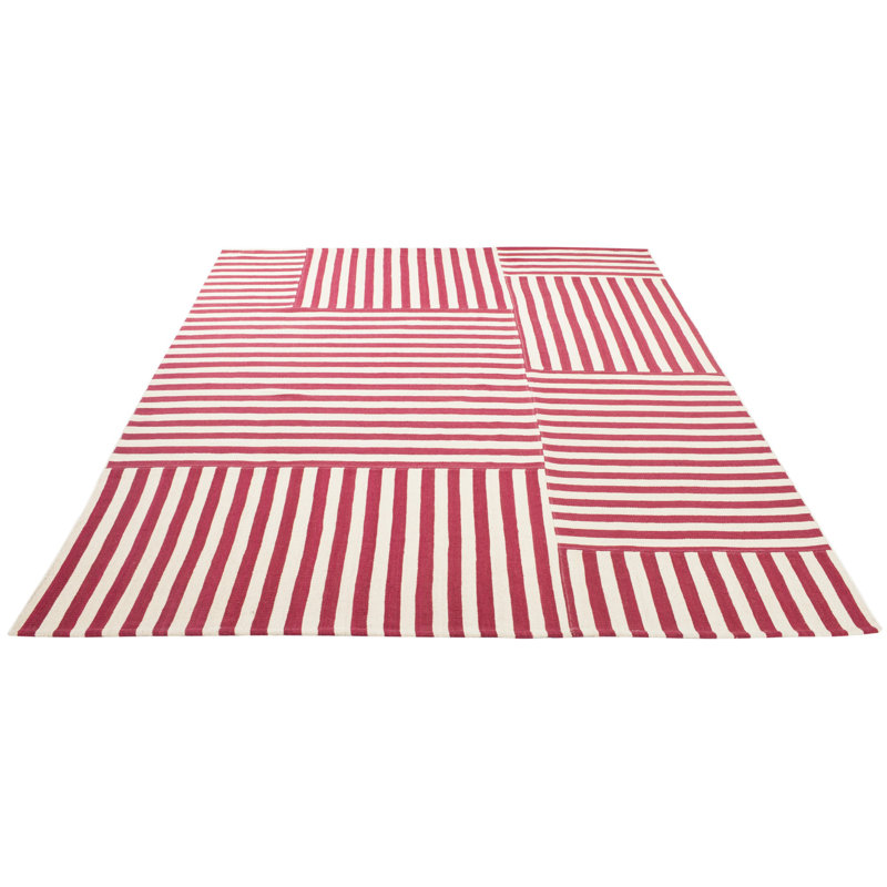 Ralph Lauren Canyon Stripe Patch Wool Striped Rug, Rectangle 9' x 12'