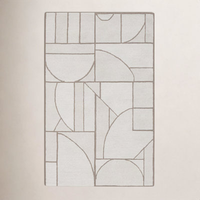 Helaine Hand-Tufted Abstract Wool Rug