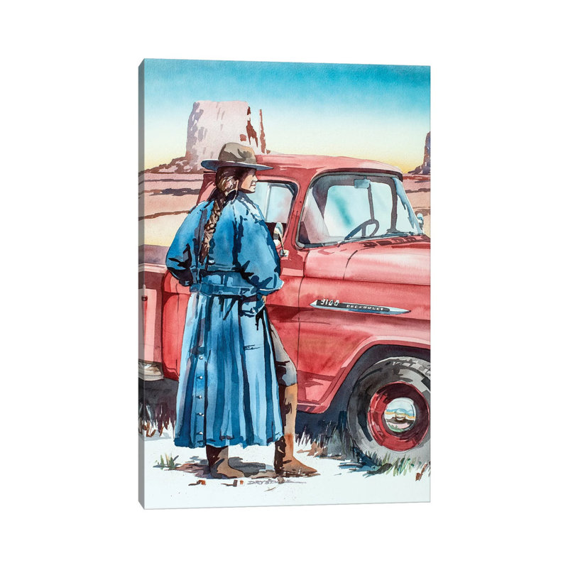 Old Red by Bill Drysdale - Wrapped Canvas Print, 66.04 cm H x 45.72 cm W x 1.91 cm D