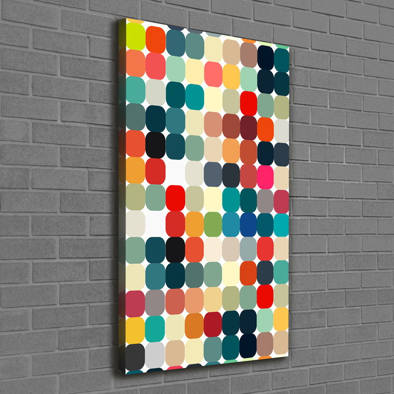 Atika Geometric Background - Wrapped Canvas Print