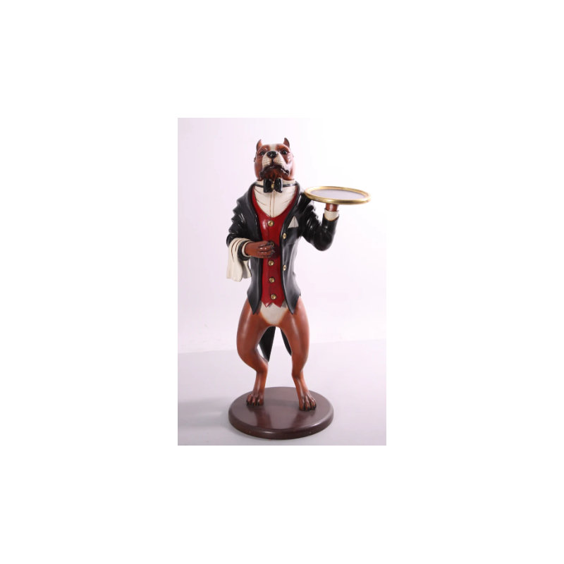 Statue Pit Bull Butler