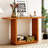 Mirod Elegant Minimalist Console Table With Curved Corners-1376668020