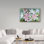 « lilies of the field », reproduction de peinture à l’acrylique sur toile tendue