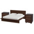 Woodbine 3-piece Bedroom Set, Brown - King Bed, Two 3-drawer Nightstands