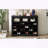 24-Cubby Modern Shoe Cabinet with Curved Base-1699570118