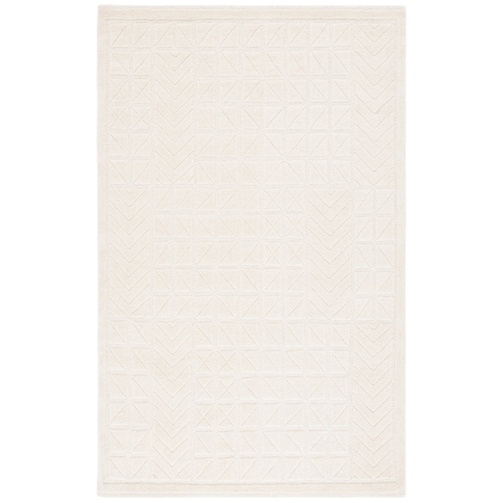 Noni Hand-Tufted Wool Geometric Rug, Rectangle 6' x 9'