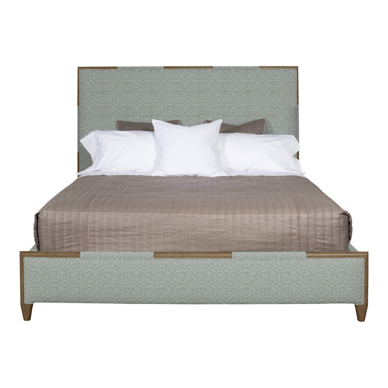 Thom Filicia Home California King Upholstered Panel Bed, Hampton, Tuck Water
