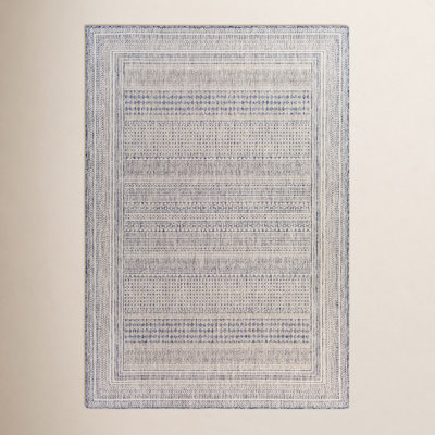 Ilenne Geometric Blue Rug