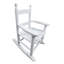 Chaise berçante intérieure / extérieure en bois de peuplier massif l 18,9 po x P 14,17 po x H 22,44 po Juniper