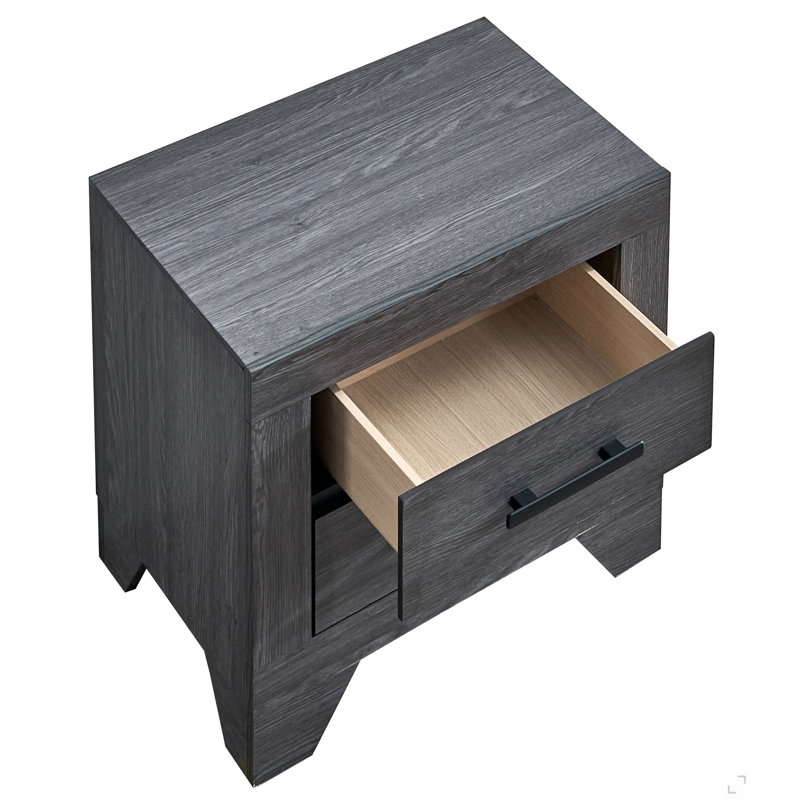 Textured Surface Nightstand