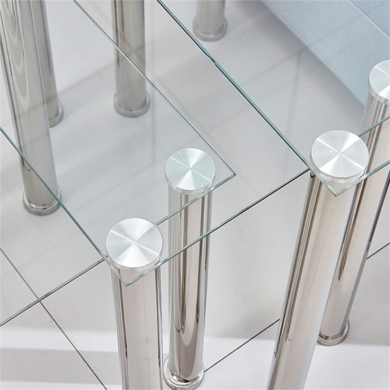 Glass Nesting Of Table Coffee Table Set Of 3, Living Room Small Sofa Table Side Table Corner End Table Bedroom Little Nightstand Beside Table (Clear, Square Set Of 3)