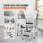 48'' H x 38'' W x 24'' D Stainless Steel Grooming Tub