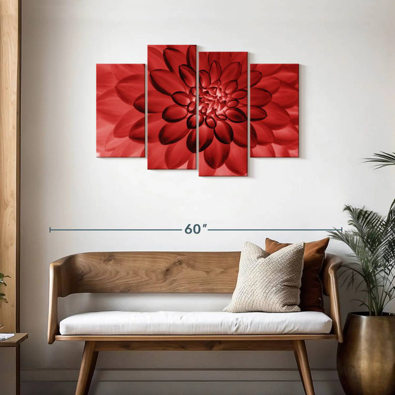 Harnek Translucent Red Dahlia