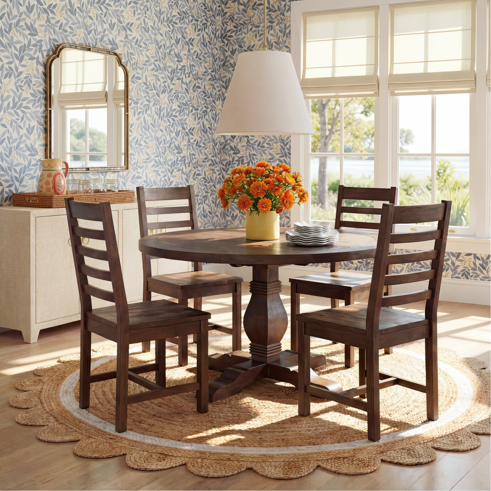 Kinston Pine Dining Table Set