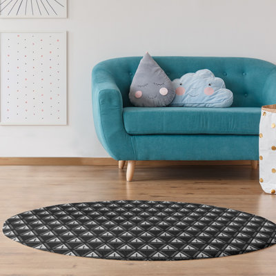 Chenille Geometric Indoor Rug
