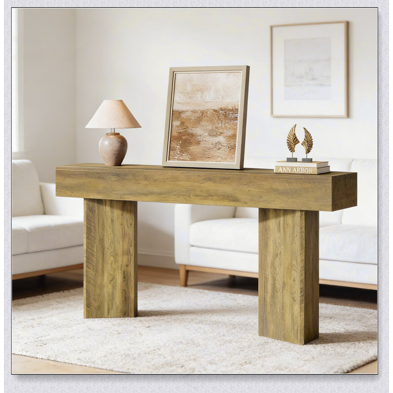 Rustic Side Table,Compact Console Table,Sofa Table