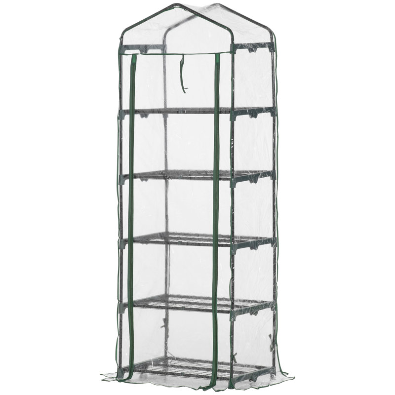 Puaina 2.3 Ft W x 6.4 Ft D Mini Greenhouse