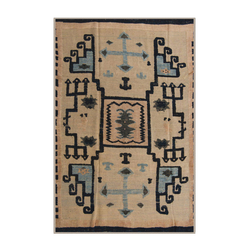 Abstract Indoor Rug, Rectangle 5' x 7'