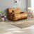Orange Faux Leather