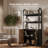 3 Tier Book Shelf 72" Tall Arched Bookcase With Storage, Set of 3-1304971626