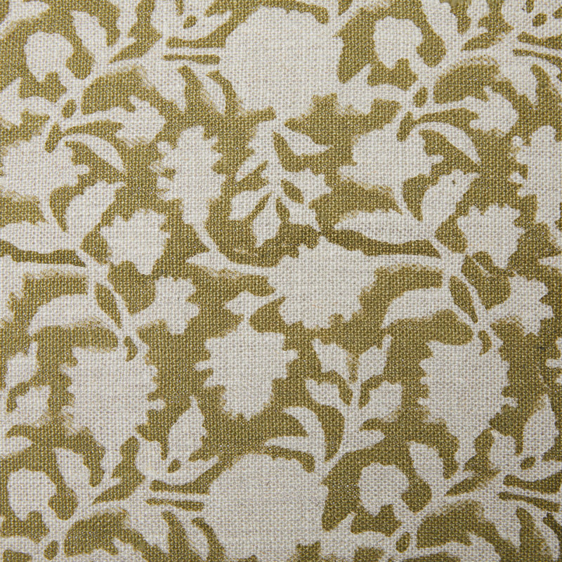 Hedgerow Pillow Cover - 22" x 22", Green Floral