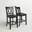 Tabouret de bar et de comptoir en bois massif Fortville-1013470723-1065079232