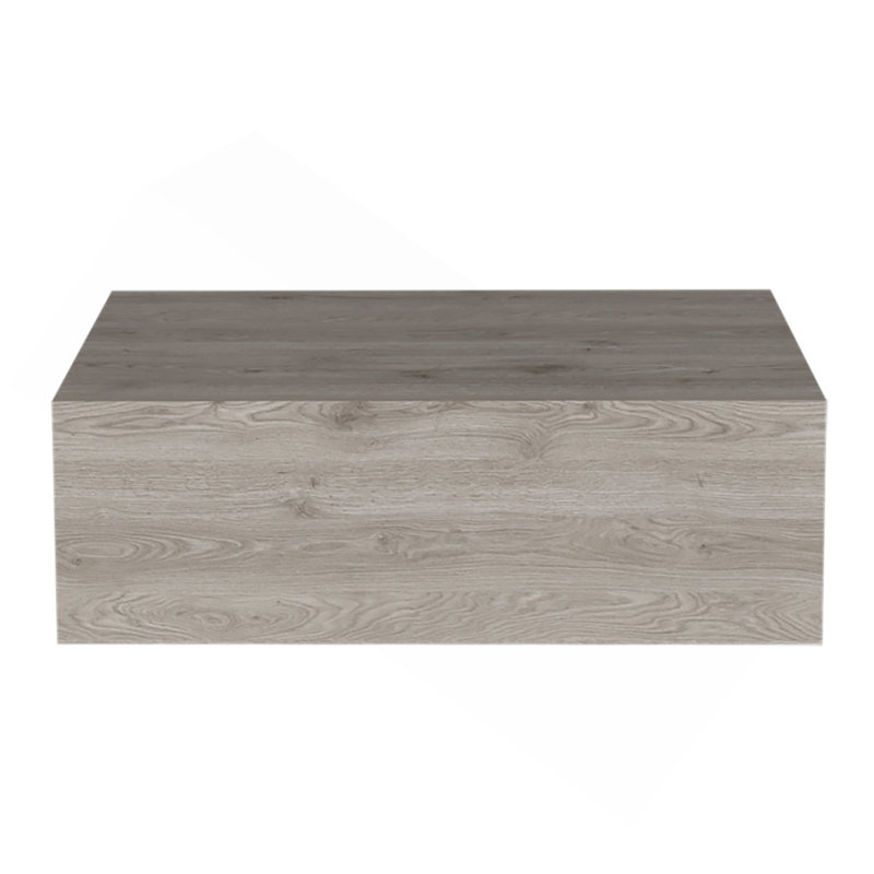 Table de chevet Isola, chambre à coucher, gris clair, Gris clair