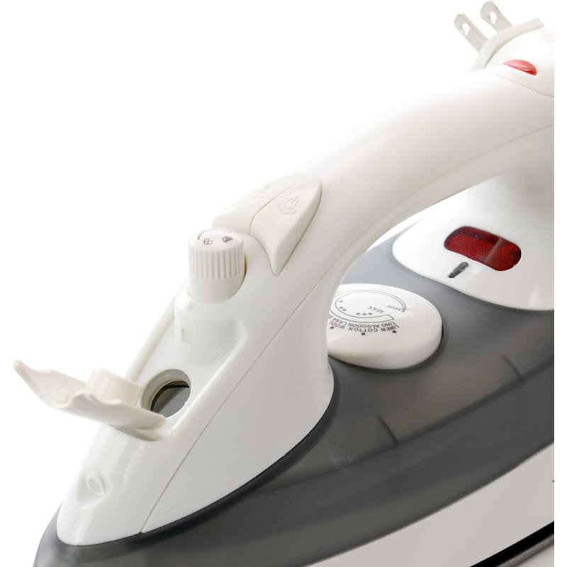 Cord-winder Steam Iron With Stainless Steel Soleplate And Adjustable Fabric Settings