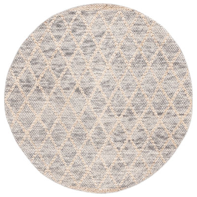 Natura Hand-Woven Geometric Wool and Cotton Rug