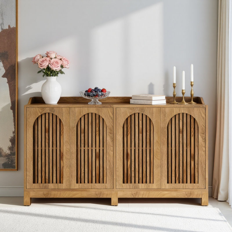 Sleek Sideboard Buffet,Storage Cabinet