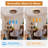 19.7”Ceiling Fan with Light, Lighting Kit Not Included-93632496