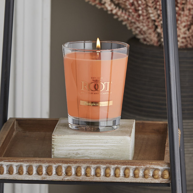 Bougie pot citrouille parfumée aux épices, 10,5 oz