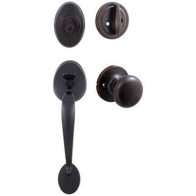 Handle With Deadbolt Entry Set