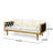 Marisol 3-Seater Outdoor  Modern Coastal Acacia Wood Three-Seater Daybed with Cushions and Flat Rope Backrest-44963019