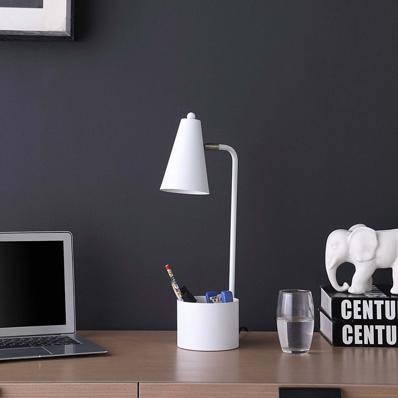 Lampe de bureau 19,5 po, Blanc